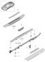 Diagram lining door sill for your Porsche