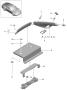 Diagram linings rear c-pillar for your Porsche
