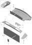 Diagram lining rear for your Porsche Macan
