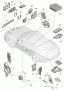 Diagram control units Electronics body front section rear end Handheld transmitter ignition starter switch antenna garage door opener sensor interior monitoring for your Porsche