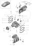 Diagram intake distributor throttle body for your Porsche Cayman