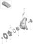 Diagram wheel carrier wheel hub for your Porsche