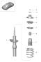 Diagram shock absorber coil spring for your 1983 Porsche 924