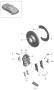 Diagram disc brake rear axle brake disc only in pairs replace technical manual attention for your 1983 Porsche 924