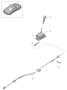 Diagram selector lever pdk for your Porsche