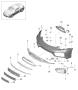 Diagram bumper of for your Porsche