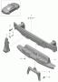 Diagram bumper reinforcement rear for your 2019 Porsche 911