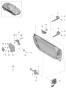 Diagram door in white installation parts door lock for your 2022 Porsche 911 Carrera S Coupe