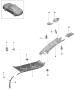 Diagram a-pillar windscreen frame for your 1977 Porsche 911