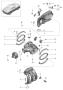 Diagram intake distributor throttle body for your Porsche Cayman