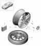 Diagram wheels for your Porsche Cayman
