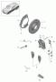 Diagram disc brake front axle brake disc only in pairs replace technical manual attention for your Porsche