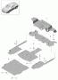 Diagram lining underbody for your Porsche