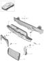 Diagram bumper reinforcement rear for your 2018 Porsche 911 Turbo Convertible