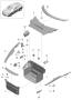 Diagram luggage compartment front for your 2010 Porsche 911