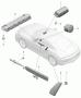 Image of Hexagon-head bolt . BOLT HEX-HD image for your 2016 Porsche 911 Carrera 4 GTS Convertible