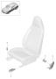 Diagram front seat complete sports seat not available cover rail for your Porsche