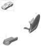 Diagram Sports seat Plus complete not available cover rail front seat for your Porsche