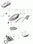 Diagram headlamp additional headlamp direction indicator light side marker light for your Porsche