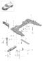 Diagram cross member wishbone for your Porsche