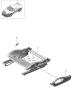 Diagram seat adjuster Sports seat Plus accessories trim for switch for your Porsche