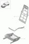Diagram cushion carrier frame seat surface Sports seat Plus repair kit seat occupancy detection for your Porsche