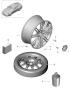 Diagram wheels for your 2005 Porsche Cayenne