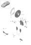 Diagram disc brake front axle for your Porsche