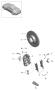 Diagram disc brake rear axle for your 2007 Porsche 911