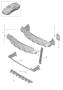 Diagram bumper reinforcement front for your 2024 Porsche Cayenne Base
