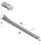 Diagram sill cover for your 2015 Porsche 911