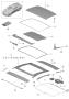 Diagram sunroof for your 2024 Porsche 911