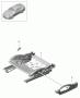 Diagram seat adjuster Sports seat Plus accessories trim for switch for your Porsche