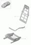 Diagram cushion carrier frame seat surface Sports seat Plus repair kit seat occupancy detection for your Porsche