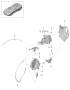 Diagram door handle door lock for your 2022 Porsche 911 Carrera S Coupe
