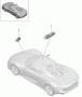 Diagram interior lights luggage compartment lamp for your 2018 Porsche 911 GT3 Coupe