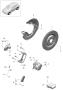 Diagram disc brake rear axle for your 2019 Porsche Cayenne