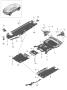 Diagram lining underbody for your 2022 Porsche 718 Boxster