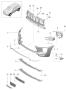 Diagram bumper front turbo for your 2024 Porsche 911 Turbo S Coupe 3.7L 6 cylinder AWD