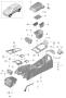 Diagram centre console for your Porsche Macan