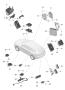 Diagram control units engine and transmission lock control oil pump trailer coupling reversing camera ParkAssist gateway level adjustment rear lid Electric parking brake fuel pump Start/Stop for your Porsche