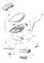 Diagram headlamp halogen bulb side marker light fog headlamp for your 2016 Porsche Panamera