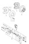 Diagram disc brake front for your 2016 Porsche 911 Targa 4 GTS Coupe