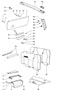 Diagram interior equipment rear for your 1996 Porsche 911
