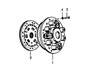 Diagram clutch for your 1957 Porsche