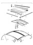 Diagram sunroof mechanical for your 2018 Porsche 911 3.0L 6 cylinder M/T AWD
