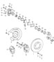 Diagram disc brake front for your Porsche