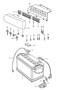 Diagram battery mounting plate for your 2010 Porsche Panamera