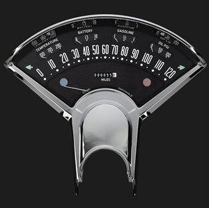 1955-56 Chevy Bel Era III Direct-fit Package Gauge - Black