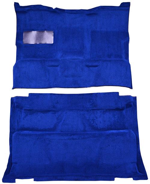 Carpet, 1981-1986 GMC C2500 Crew Cab 2WD Auto/3spd Column Shift Cutpile, Passenger Area Only, Molded